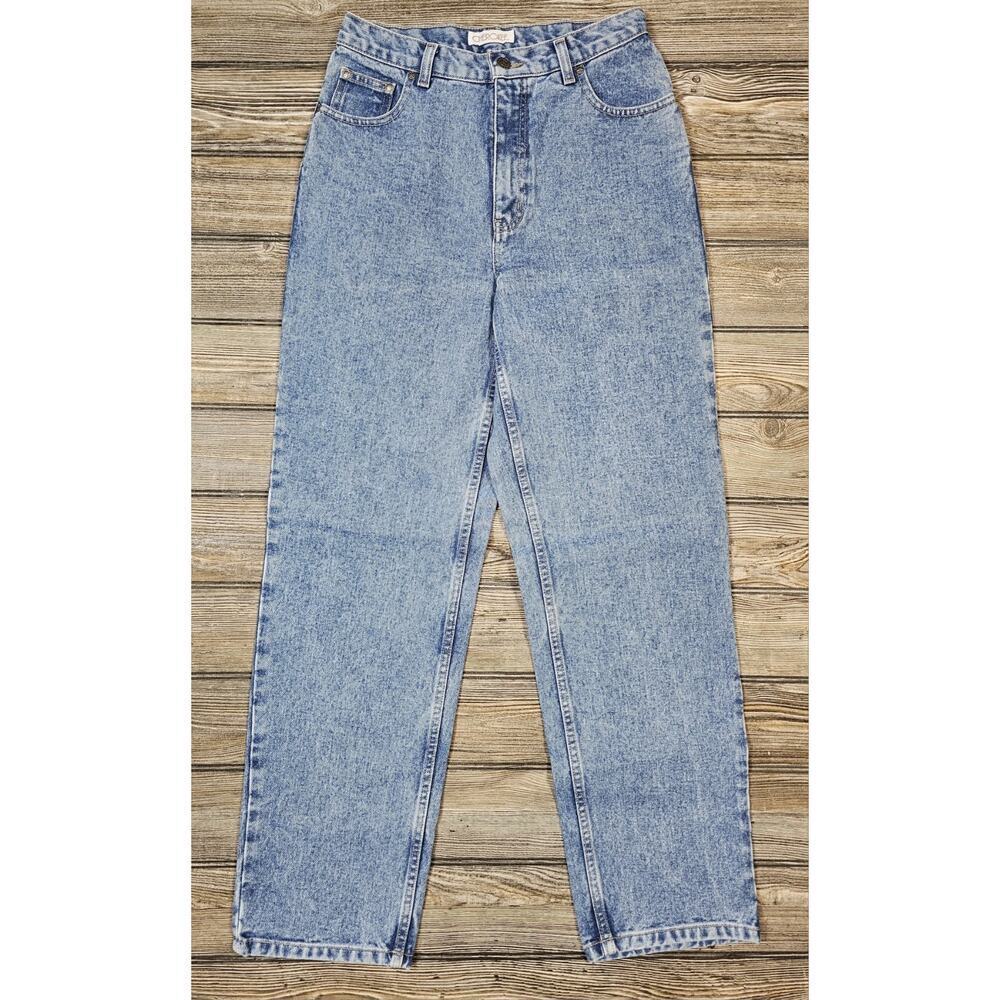Vintage 90s Mom Jeans Chreokee Denim Womens Sz 10 High Waist Tapered Leg Rodeo